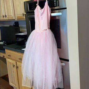 Natalie dance wear pink costume